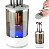 Electric Makeup Brush Cleaner, Makeup Brush Cleaner Machine with Brush Clean Mat