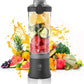 New Portable Blender 600ML Electric Juicer Fruit Mixers 4000Mah USB Rechargeable Smoothie Mini Blender Personal Juicer Colorf